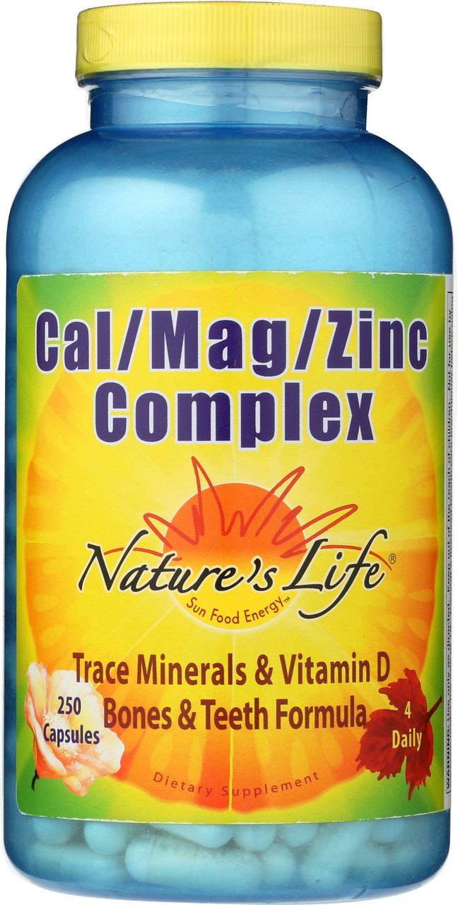 Cal/Mag/Zinc Complex 250 Capsules