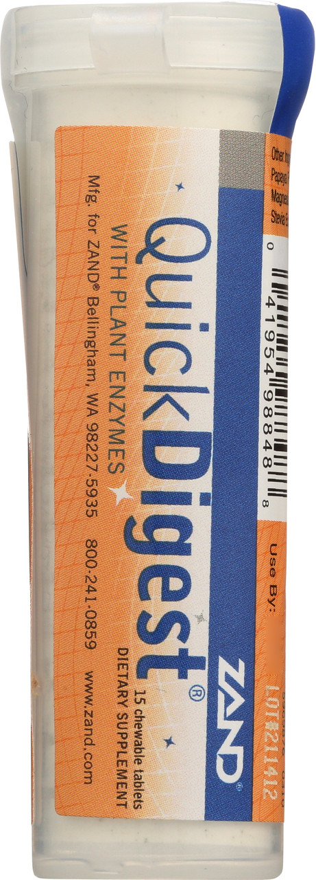 Quick Digest Papaya 15 Chewable Tablets