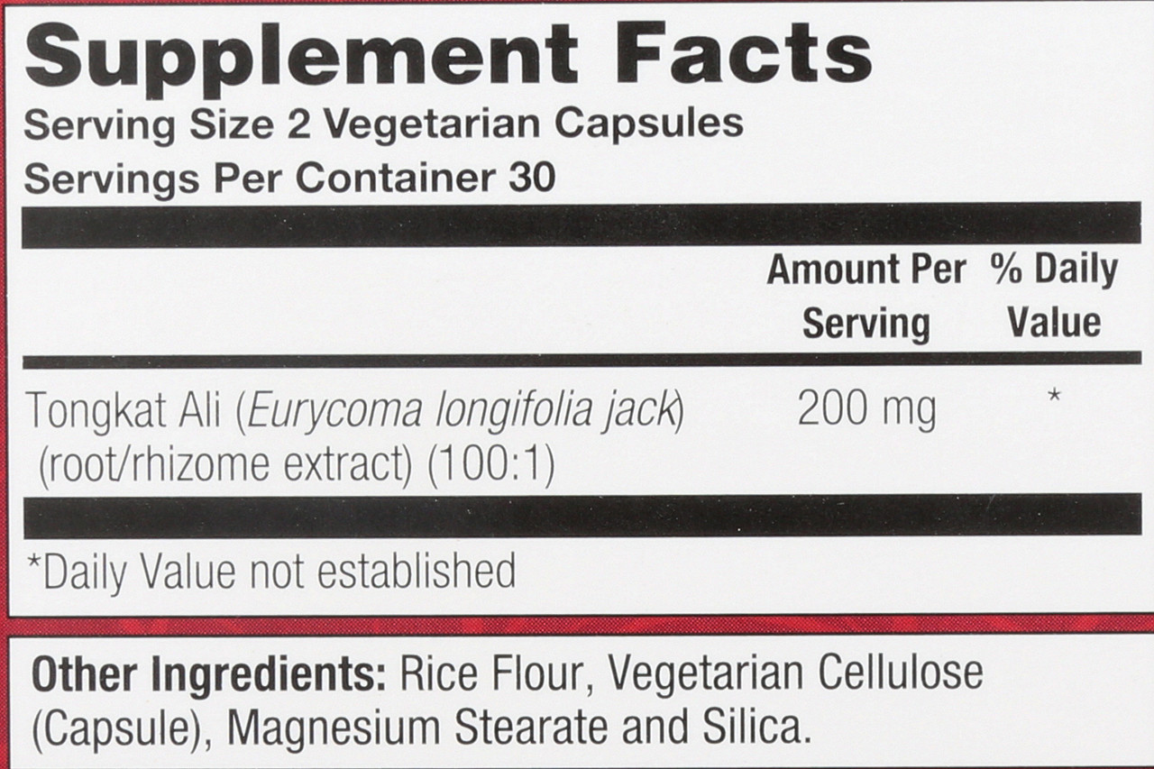 Long Jack Powermax 200 60 Vegetarian Capsules