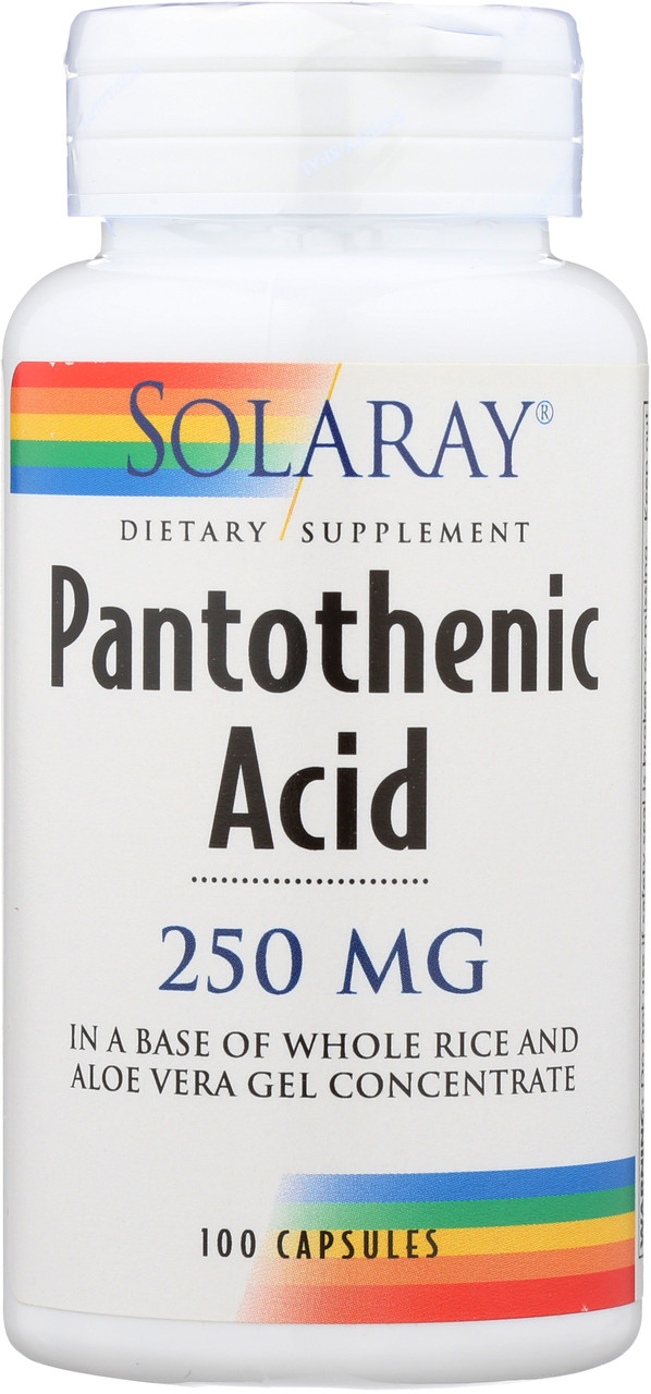 Pantothenic Acid 100 Capsules