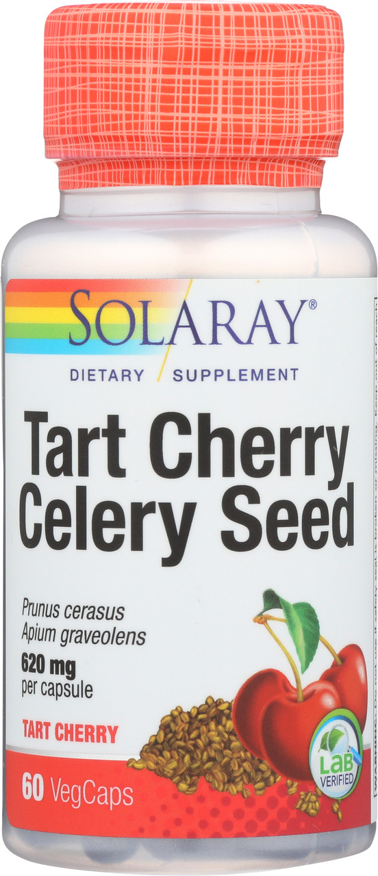 Tart Cherry Fruit Extract & Celery Seed 60 Vegetarian Capsules