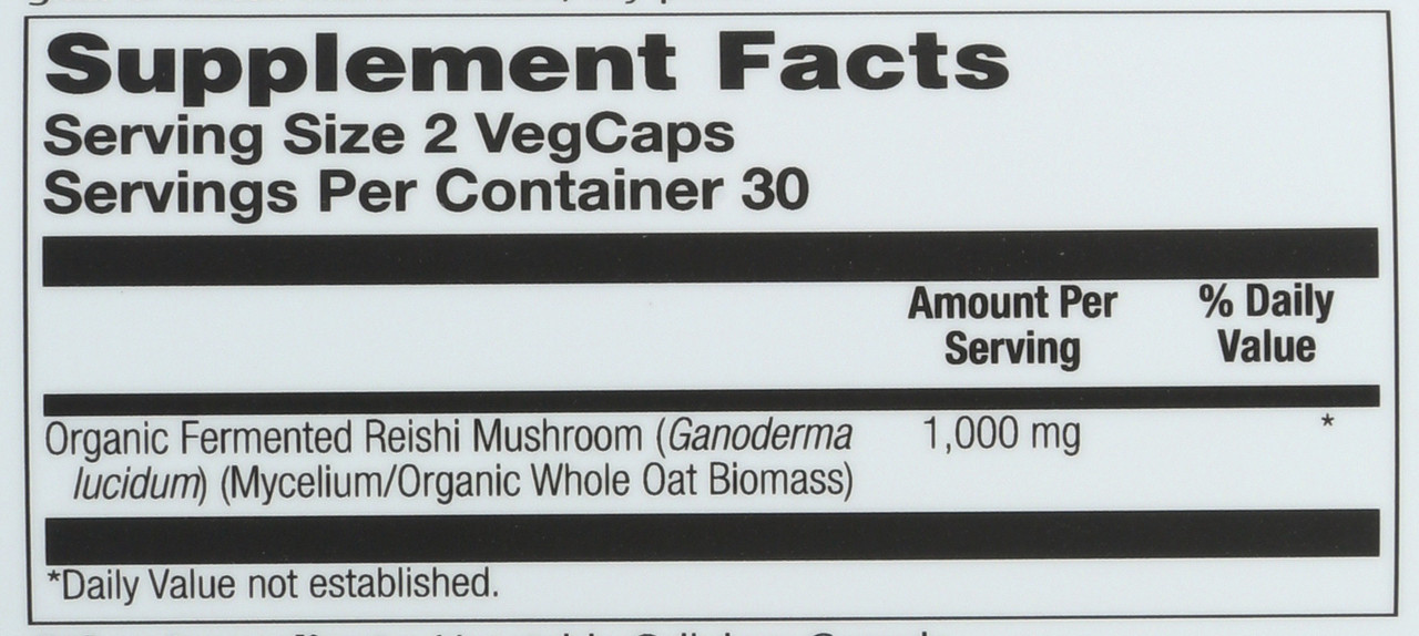 Fermented Reishi 60 Vegetarian Capsules