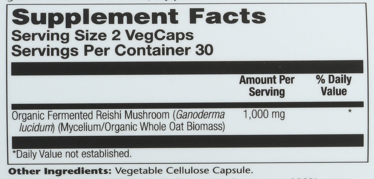 Fermented Reishi 60 Vegetarian Capsules