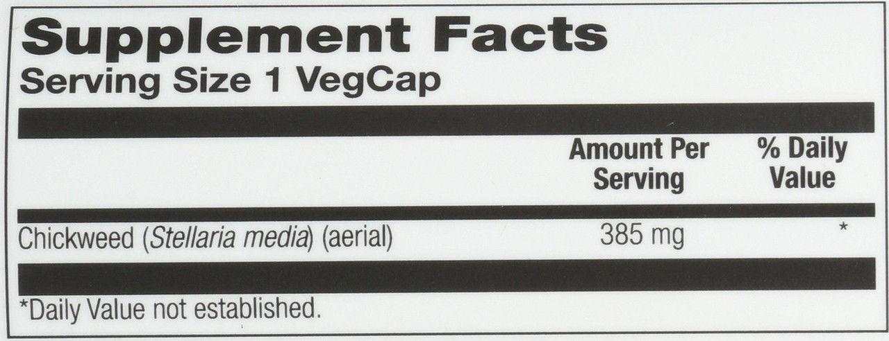 Chickweed Aerial 100 Vegetarian Capsules