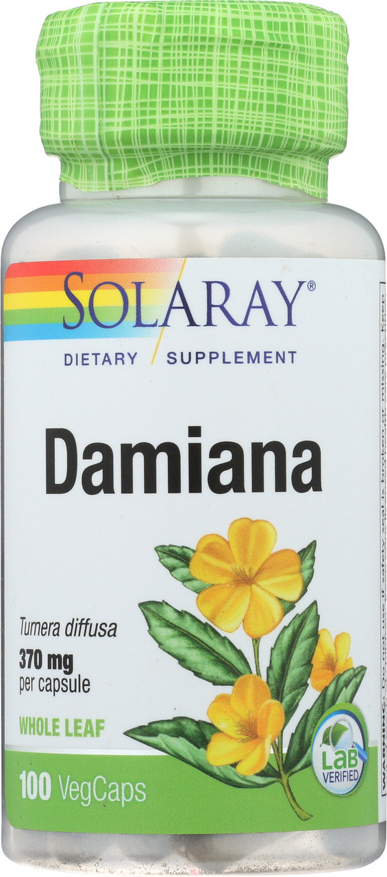 Damiana Leaf 100 Vegetarian Capsules