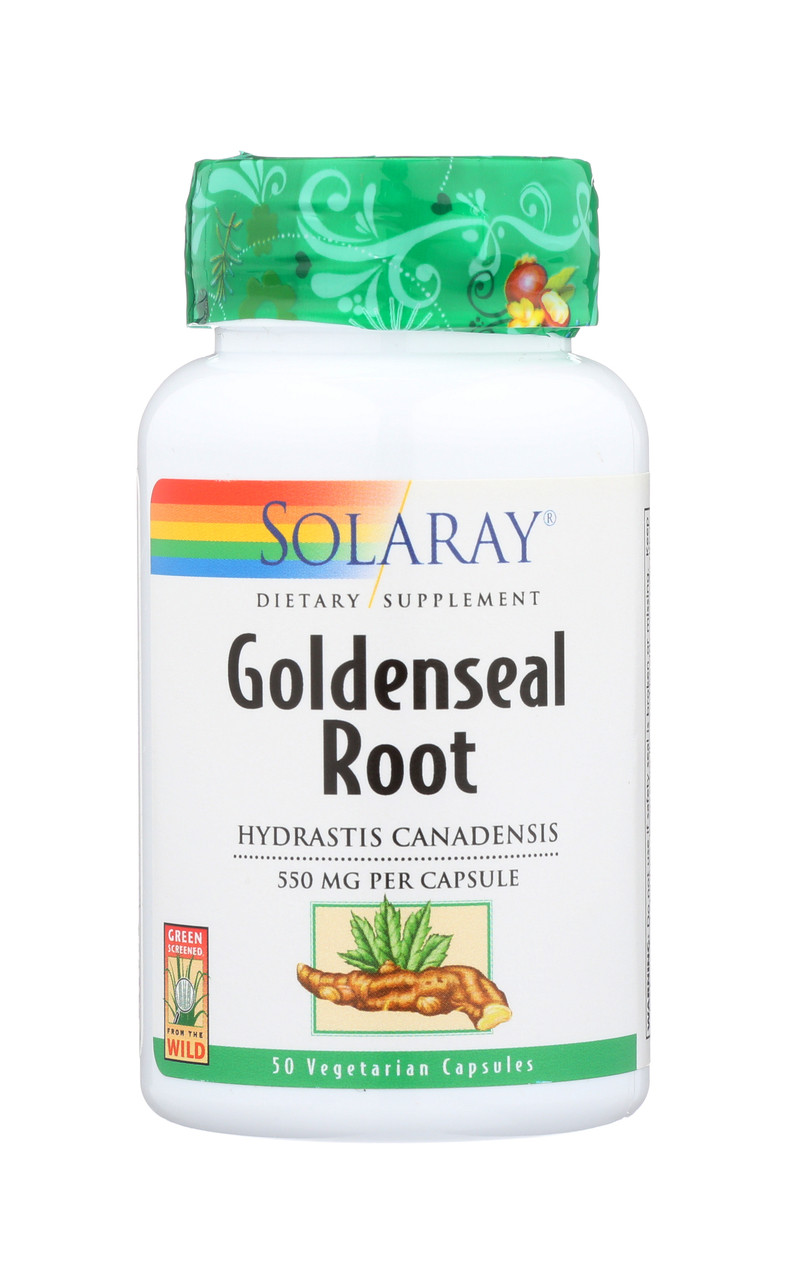 Goldenseal Root 50 Vegetarian Capsules 550mg