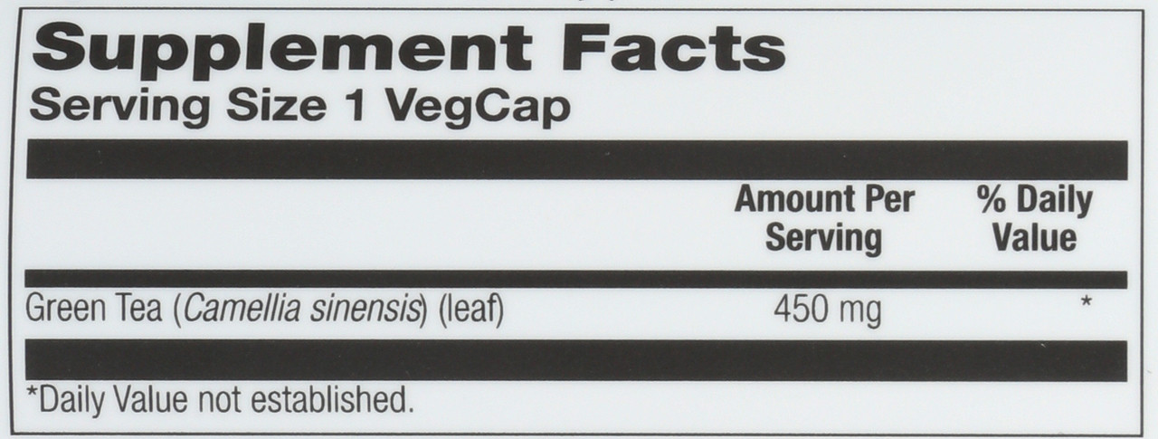 Green Tea Leaf 100 Vegetarian Capsules