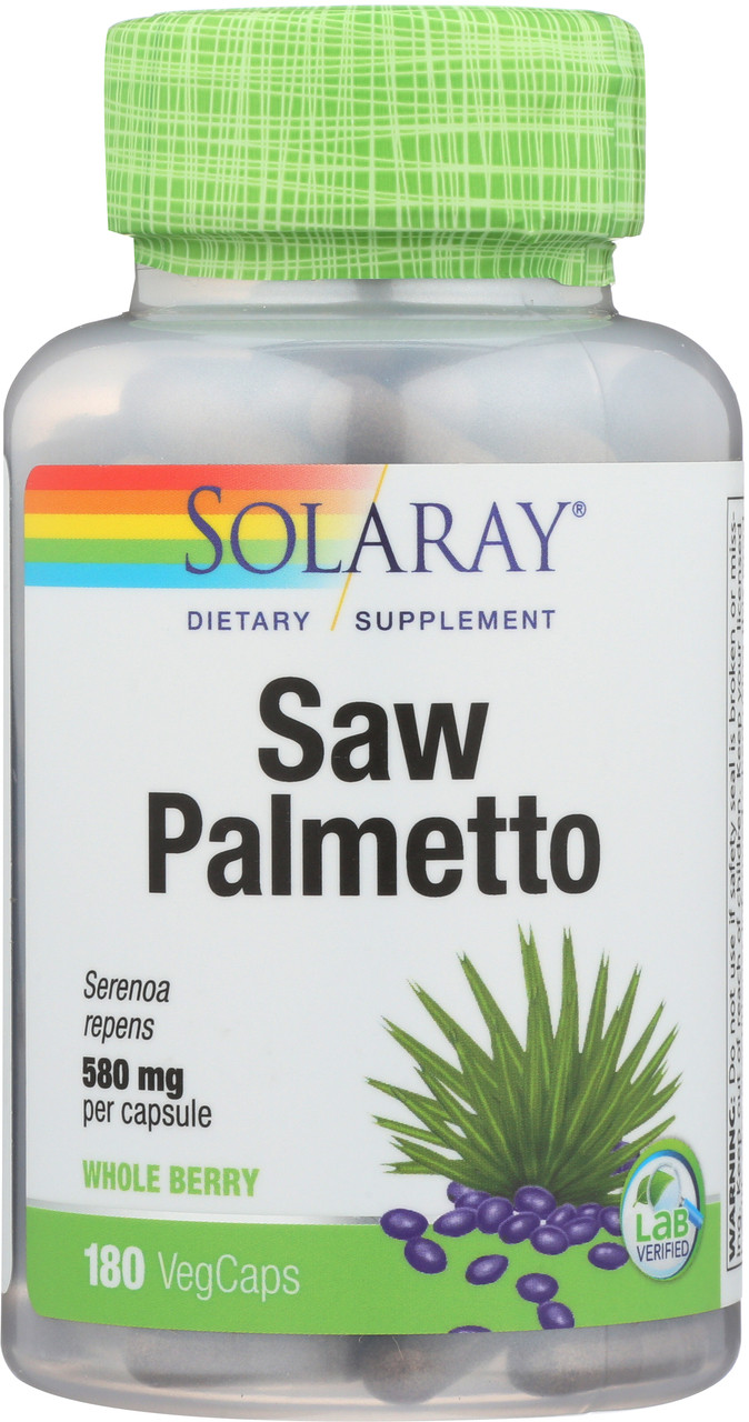 Saw Palmetto Whole Berry 180 Vegetarian Capsules