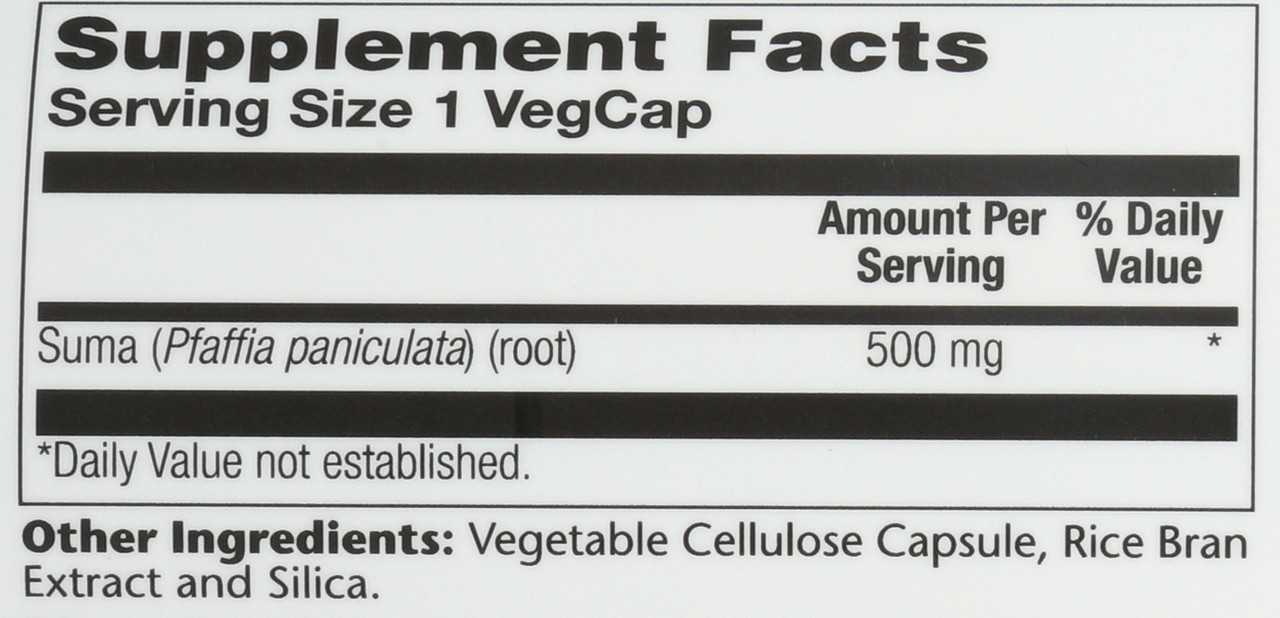 Suma Root 100 Vegetarian Capsules