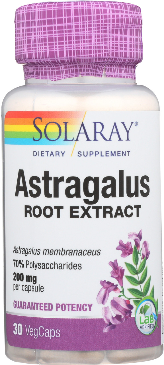 Astragalus Root Extract 200mg 30 Vegetarian Capsules