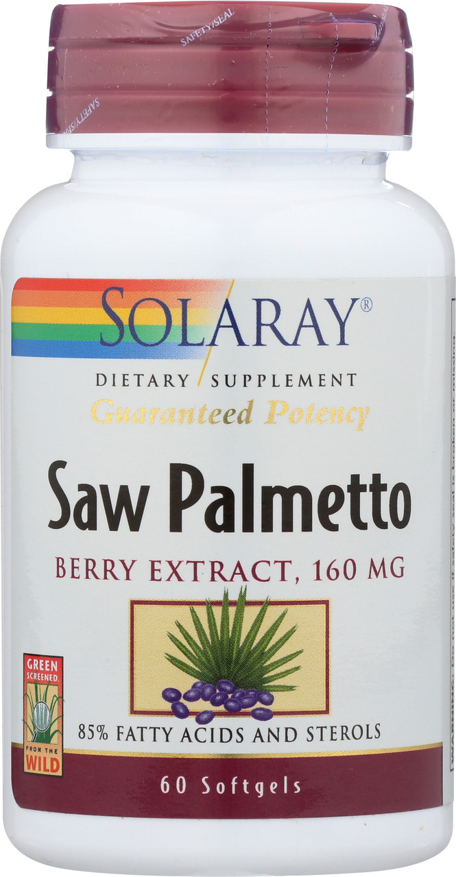 Saw Palmetto Berry Extract 60 Softgels