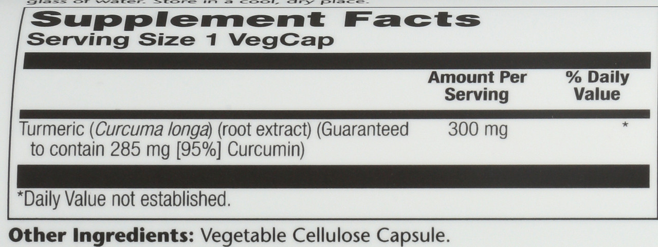 Turmeric Root Extract 60 Vegetarian Capsules