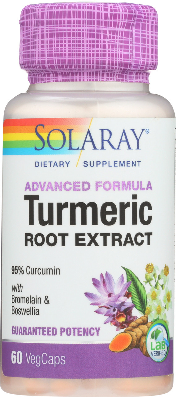 Turmeric Root Extract, Advanced Formula 60 Vegetarian Capsules