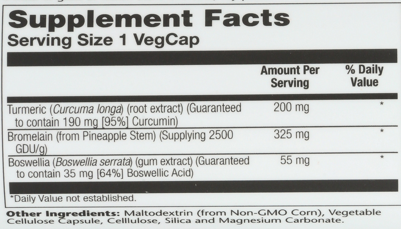 Turmeric Root Extract, Advanced Formula 60 Vegetarian Capsules