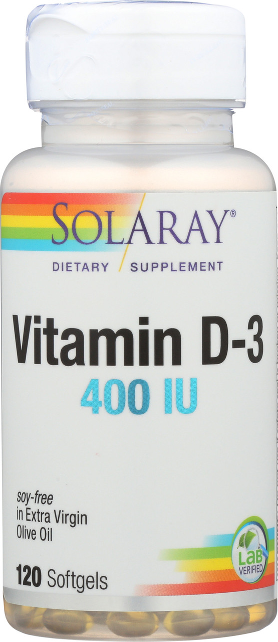 Vitamin D-3 400 IU 120 Softgels