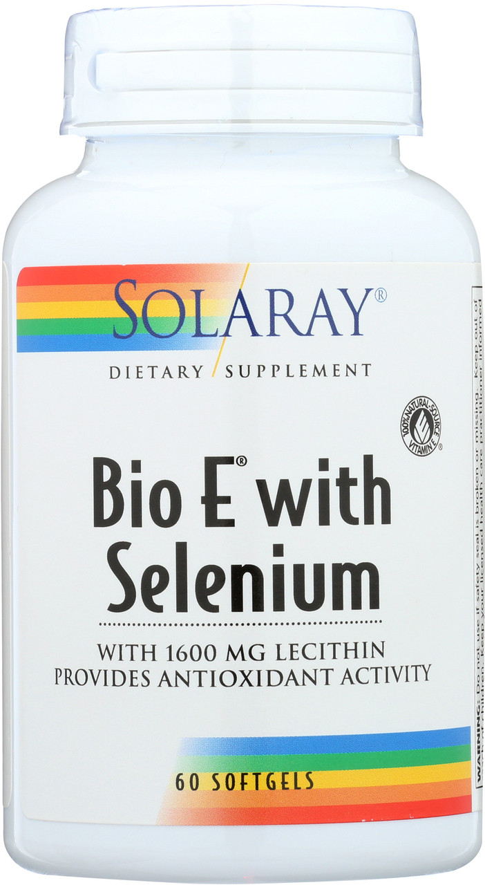 Bio Vitamin E With Selenium 60 Softgels