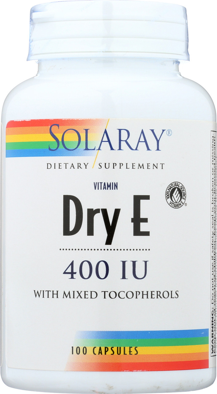 Vitamin E, Dry 100 Capsules