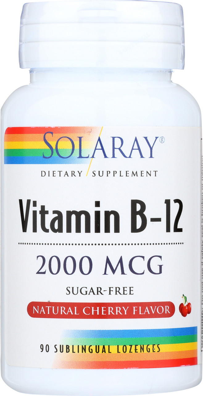 Vitamin B-12 Cherry 90 90 Sublingual Lozenges