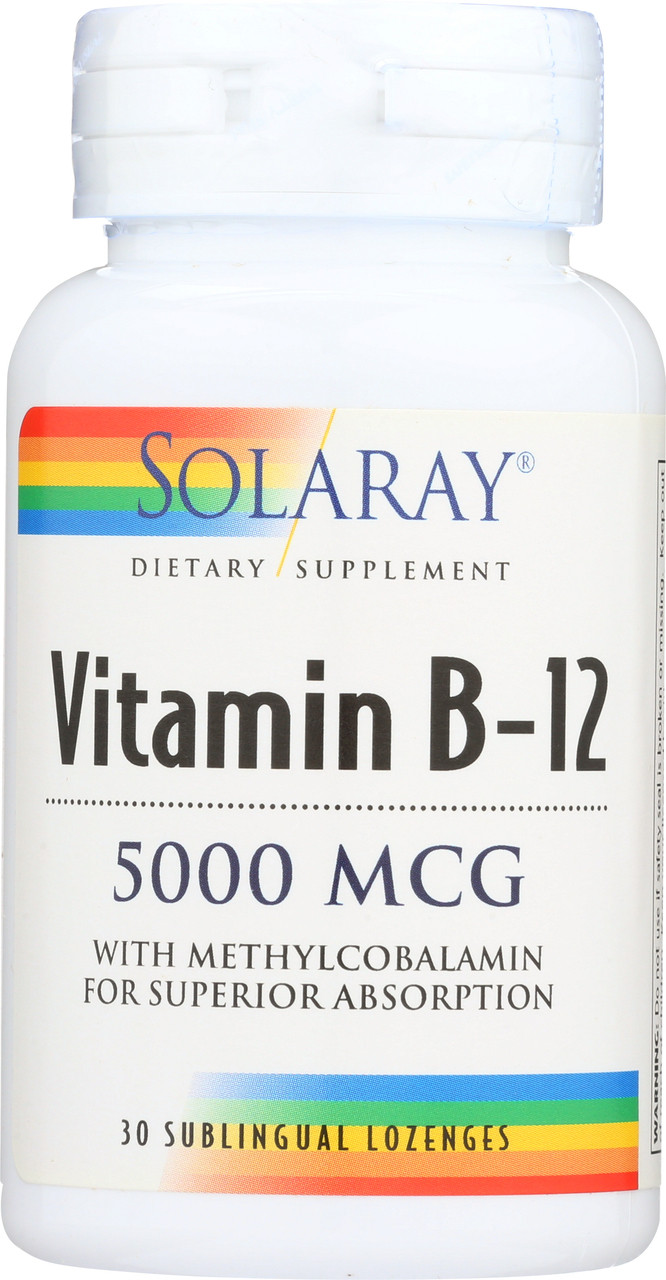 Vitamin B-12 Cherry 30 Sublingual Lozenges