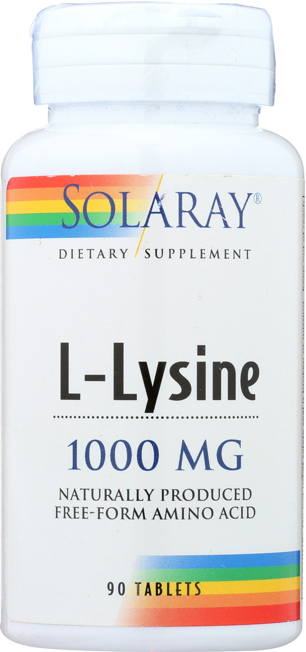 L-Lysine, Free Form 1000mg 90 Tablet