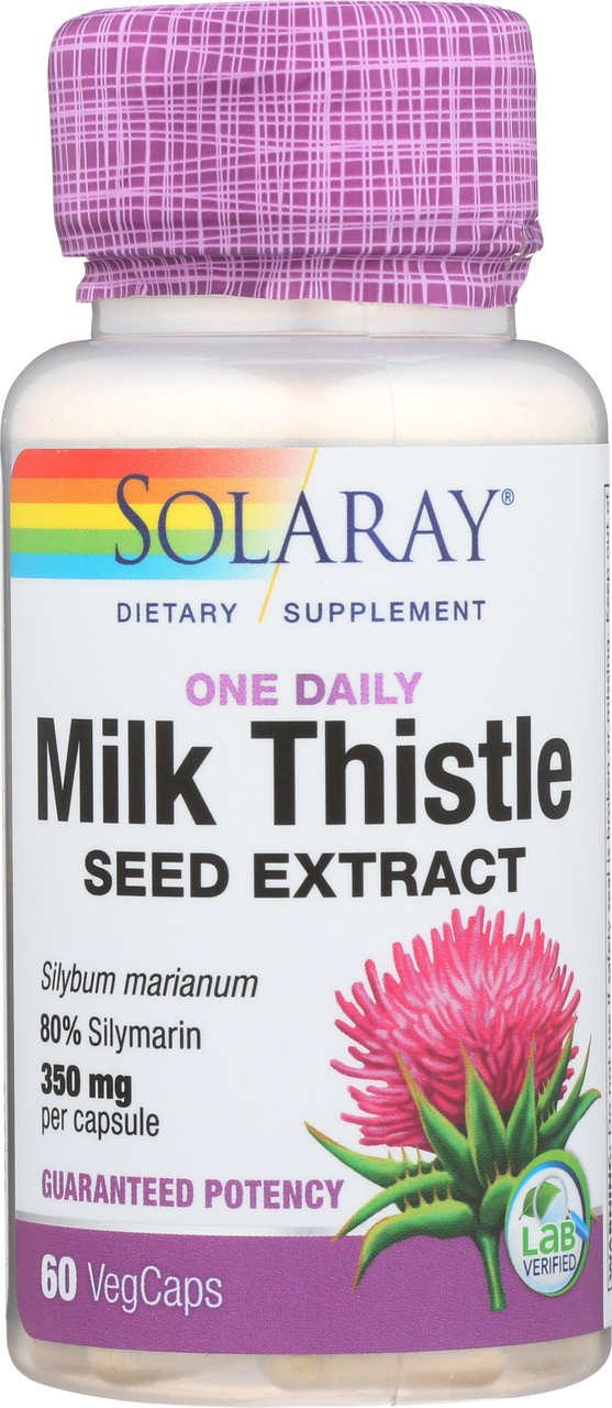 Milk Thistle Seed Extract, One Daily 60 Vegetarian Capsules 350mg