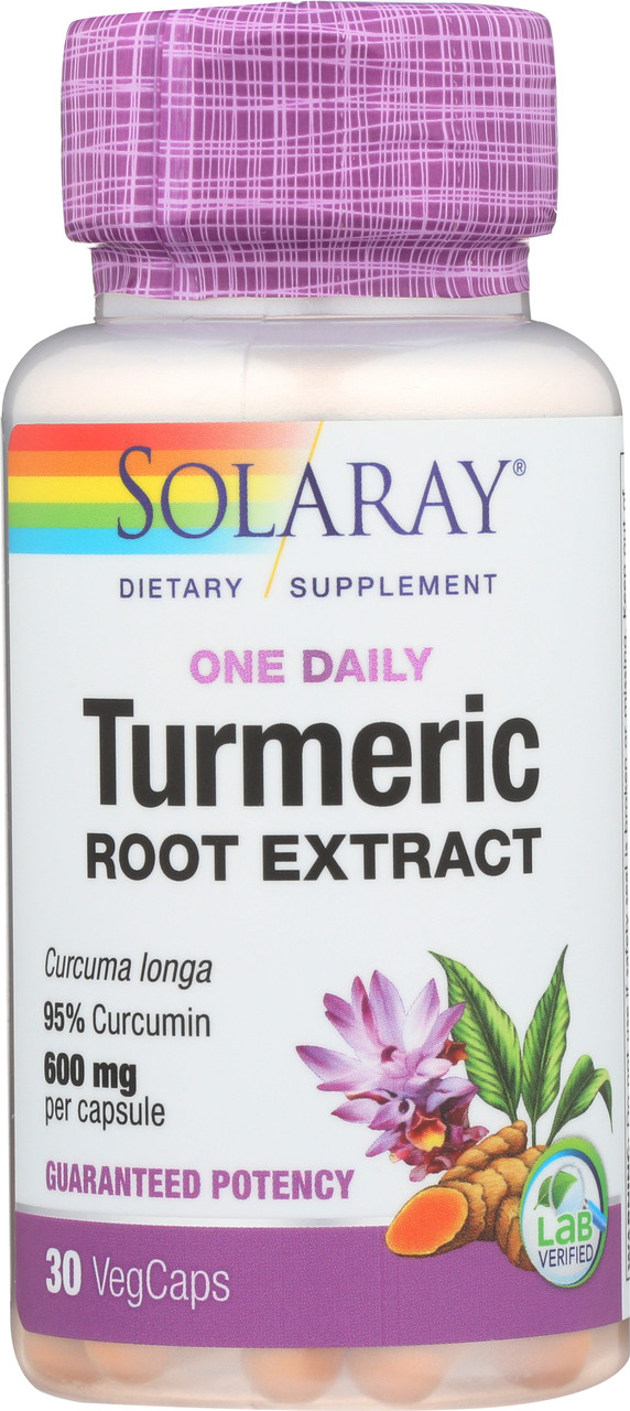 Turmeric Root Extract, One Daily Curcuma Longa 30 Vegetarian Capsules