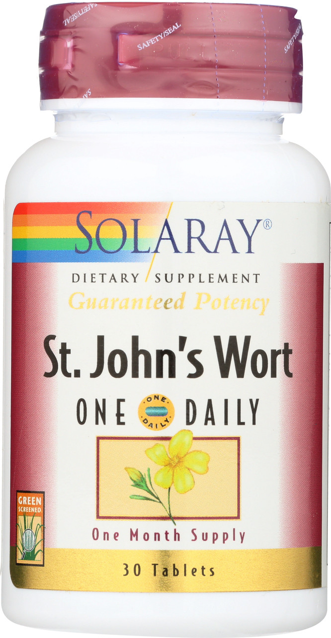 St. John's Wort Aerial Extract, One Daily 30 Tablet