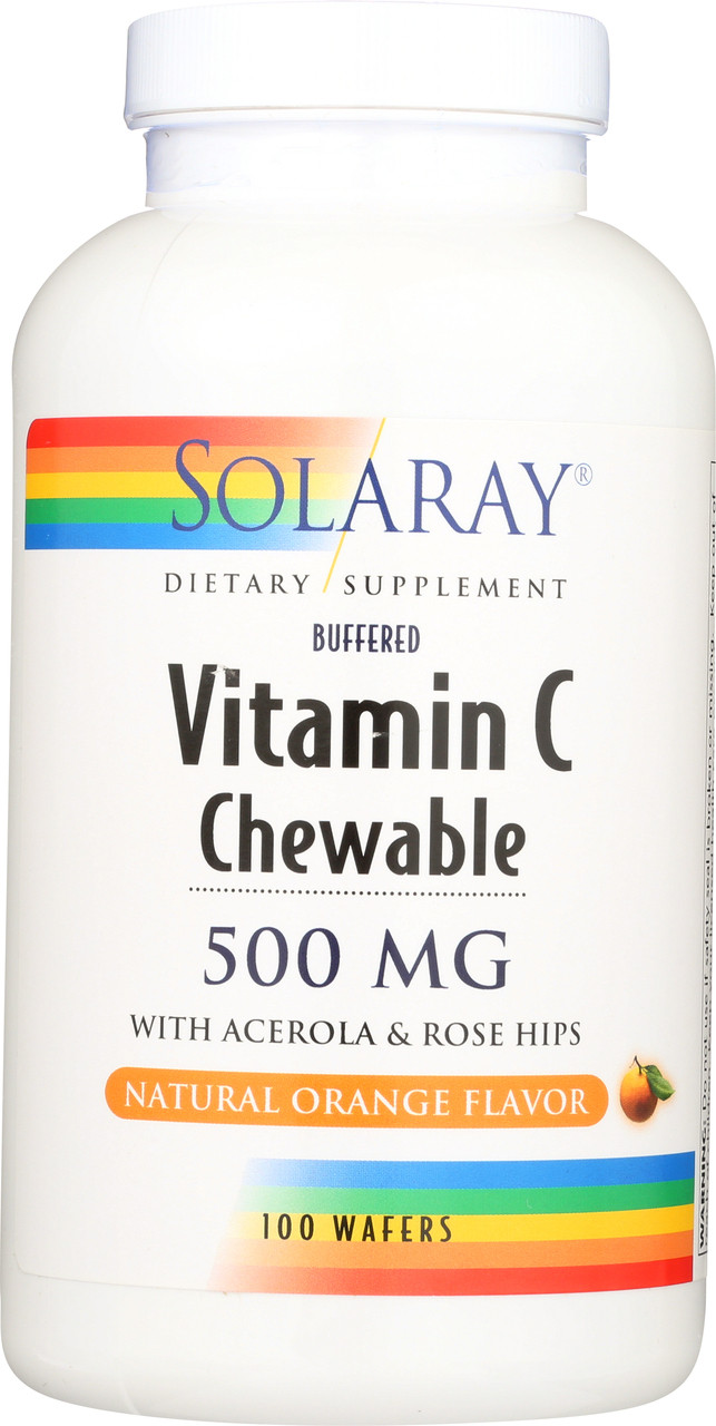 Vitamin C, Buffered Orange 500mg 100 Wafers