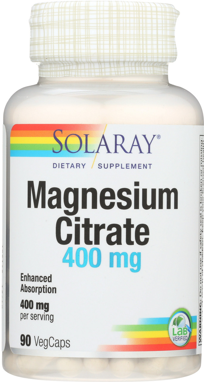 Citrate Magnesium 90 Vegetarian Capsules