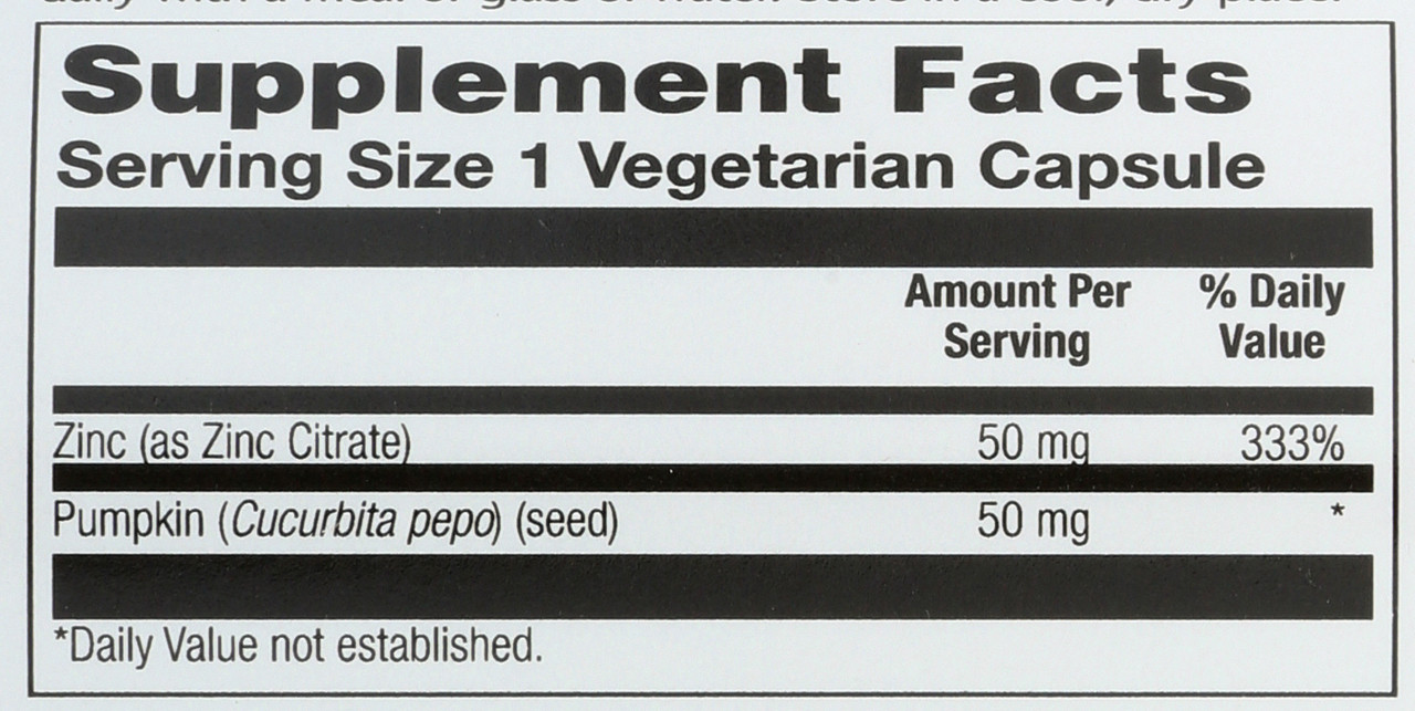 Biocitrate Zinc 60 Vegetarian Capsules