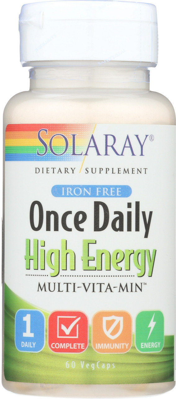 Once Daily High Energy Multi-Vitamin, Iron-Free 60 Capsules