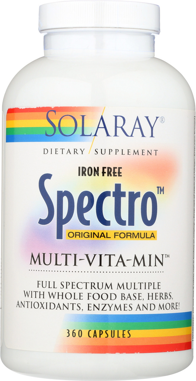 Spectro Multi-Vitamin, Iron-Free 360 Capsules