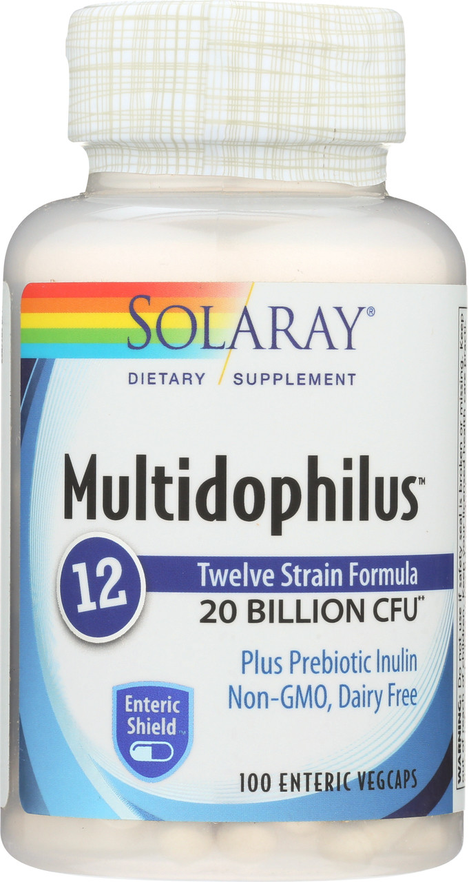 Multidophilus 12 Strain Probiotic, 20 Billion CFU 100 100 Enteric Vegcaps