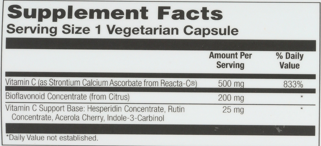 Reacta-C® & Bioflavonoids 60 Vegetarian Capsules