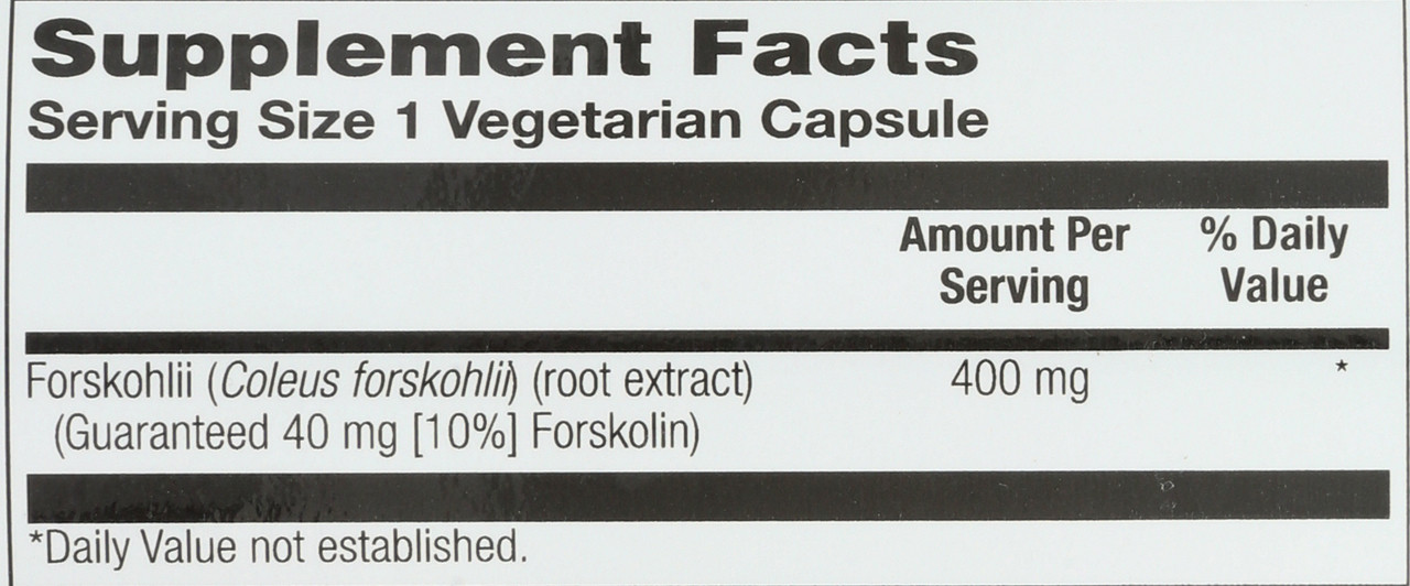 Super Forskohlii Root Exract 60 Vegetarian Capsules