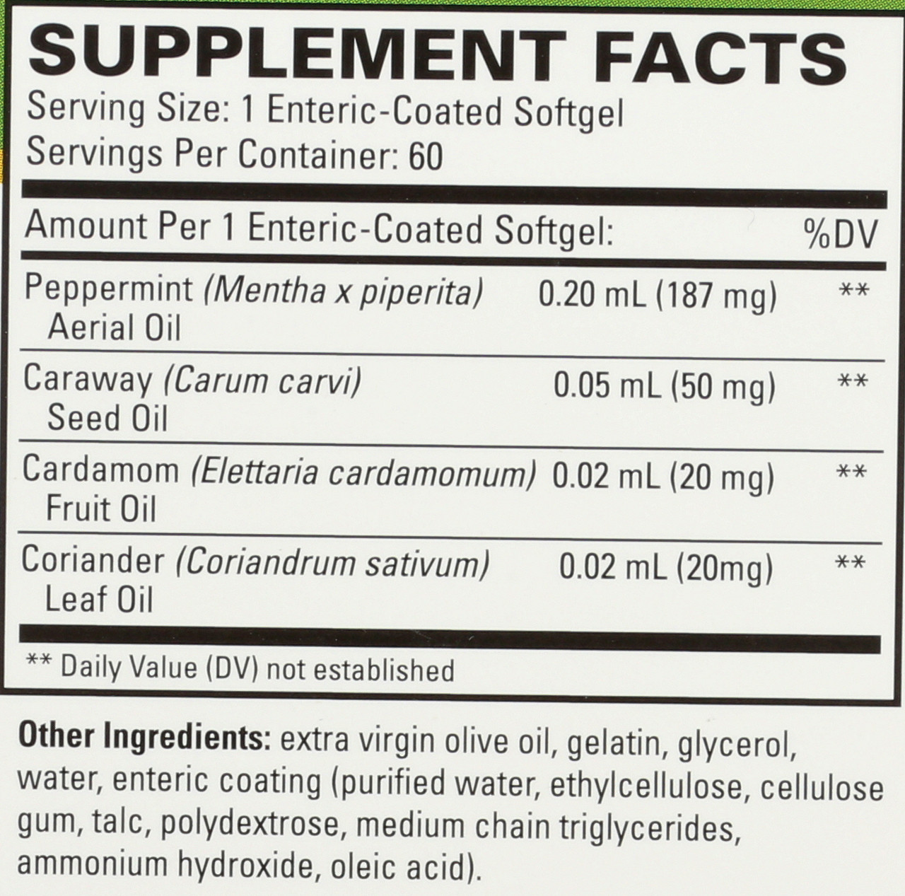 Peppermint Forté 60 Softgels