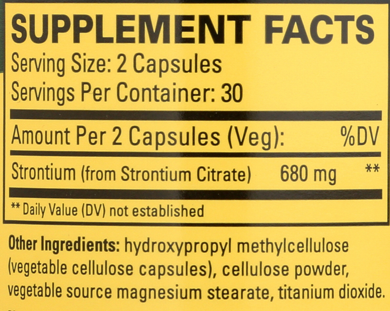 Strontium 60 Capsules