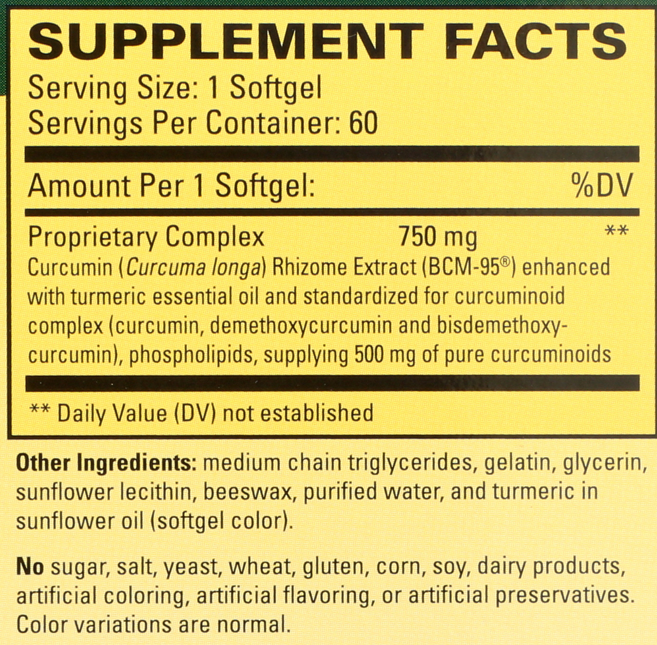 Curamed® 750 Mg 60 Softgels