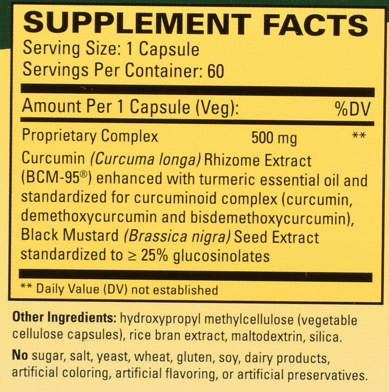 Curamed® + Black Mustard Seed 60 Capsules