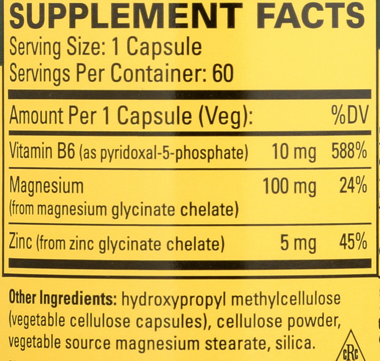 P-5-P/Mag 60 Capsules