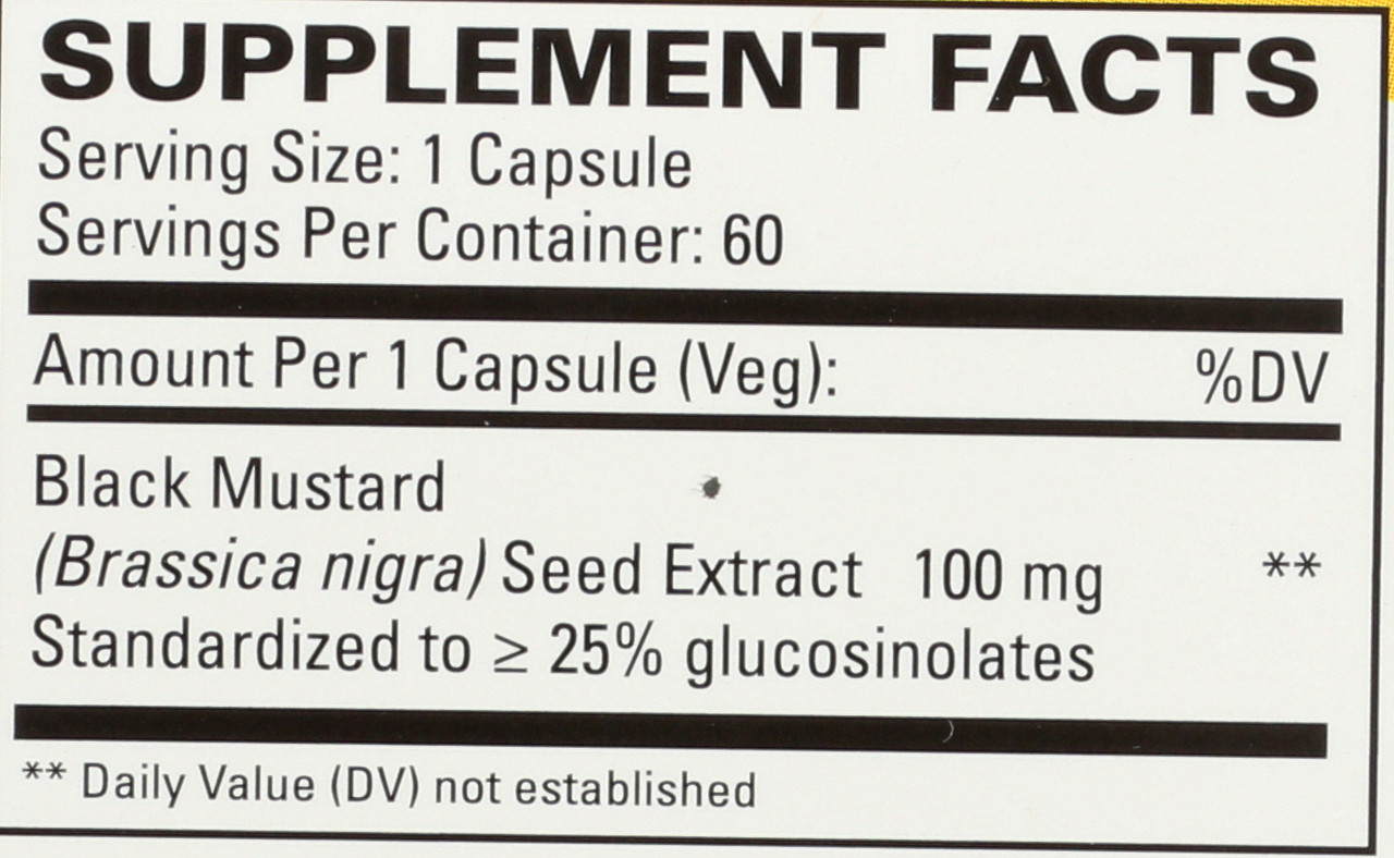 Black Mustard Seed 60 Capsules