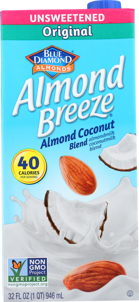 Almond Beverage Blends Almond Coconut Unsweetened Original 32 Fl Oz  1 Quart