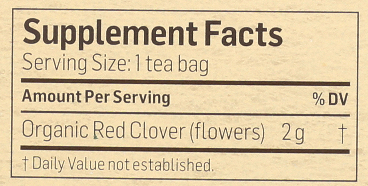 Tea Red Clover 24 Each 1.69 Ounce