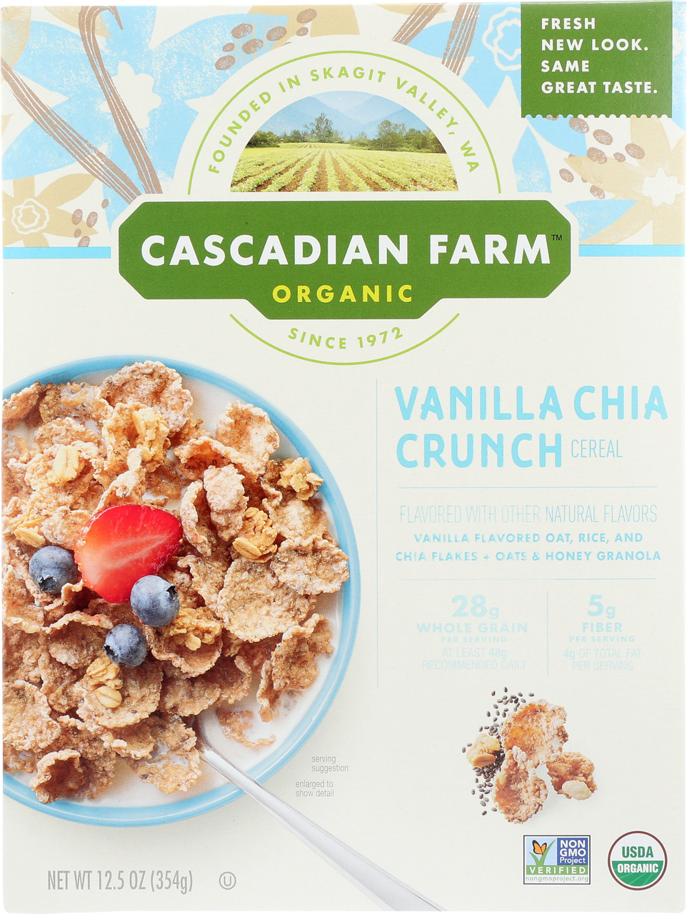 Vanilla Chia Crunch Organic 12.5 Ounce 354 Gram
