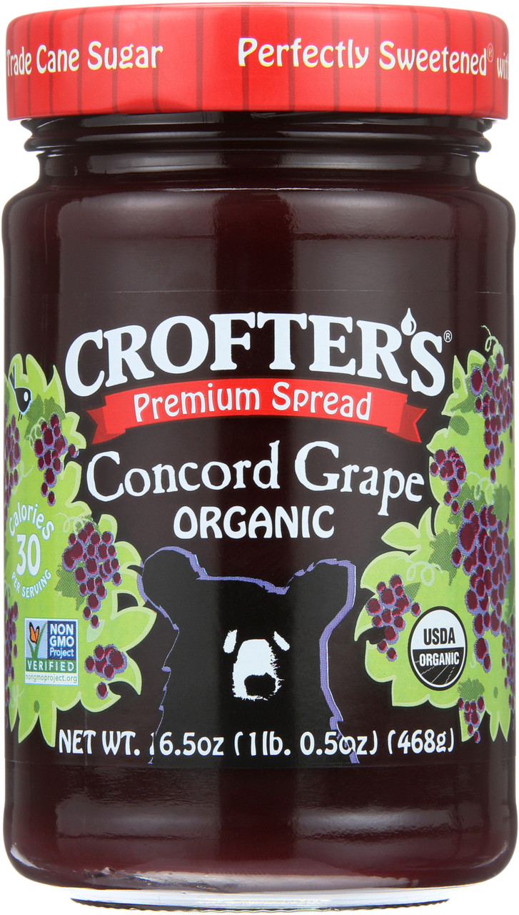 Concord Grape Premium Spread  16.5 Ounce 468 Gram