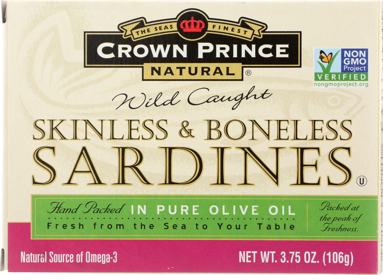 Sardines Skinless & Boneless 3.75 Ounce 106 Gram