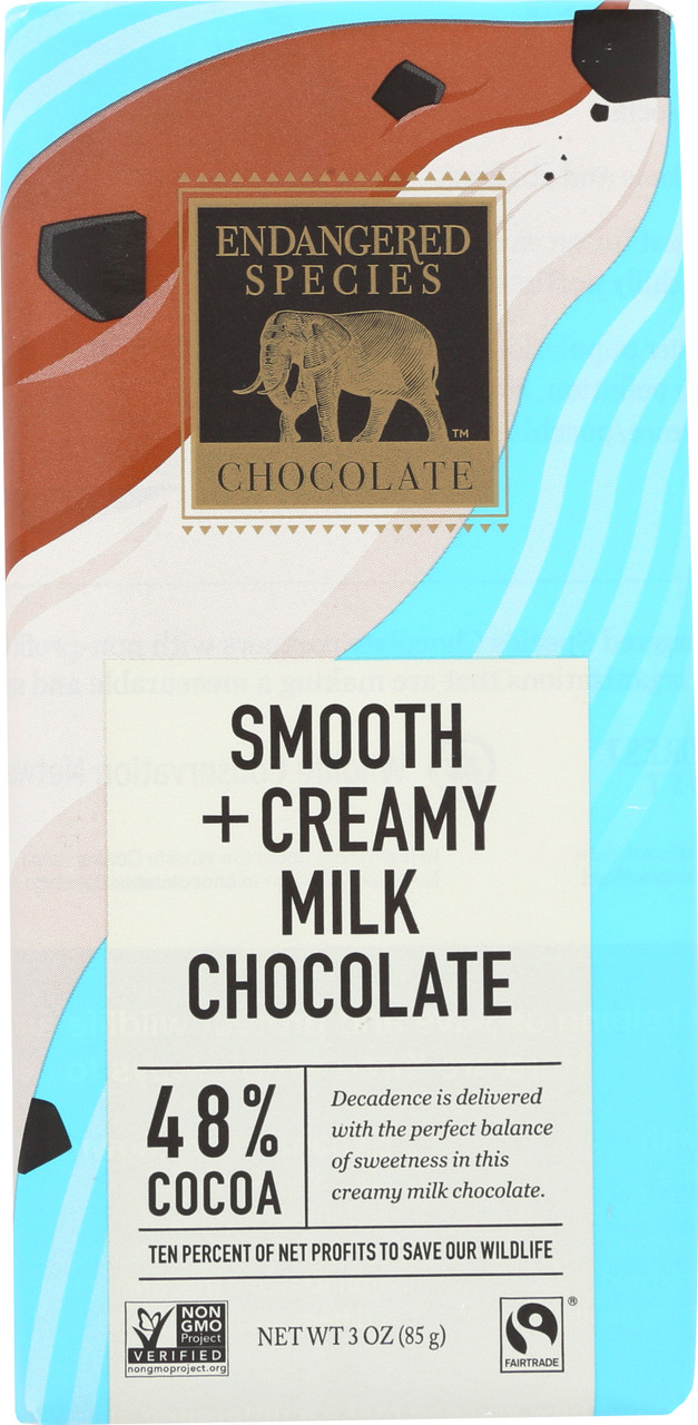 Chocolate Bar Otter Milk Chocolate 3 Ounce 85 Gram