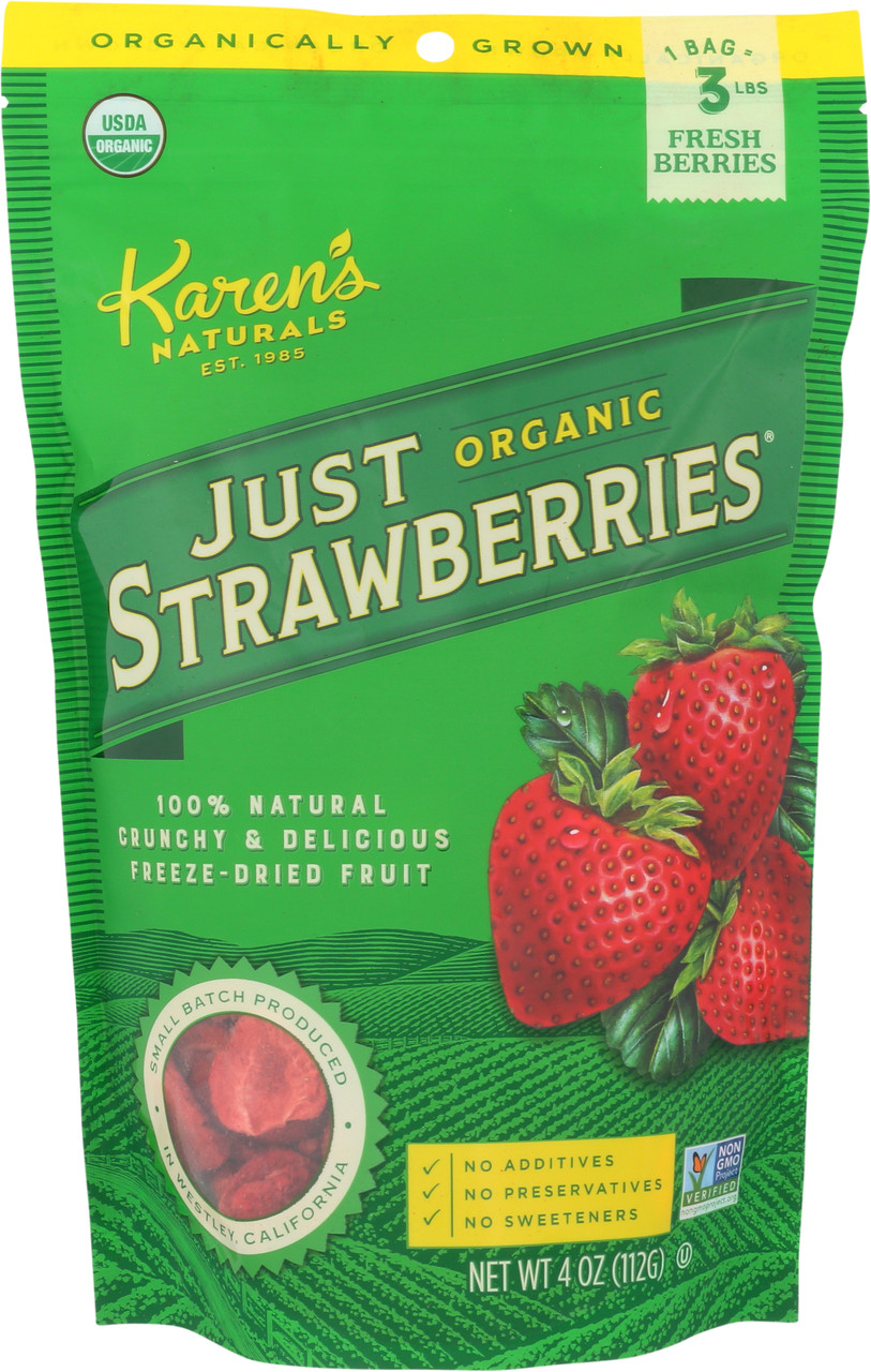 Strawberries Og  4 Ounce 112 Gram