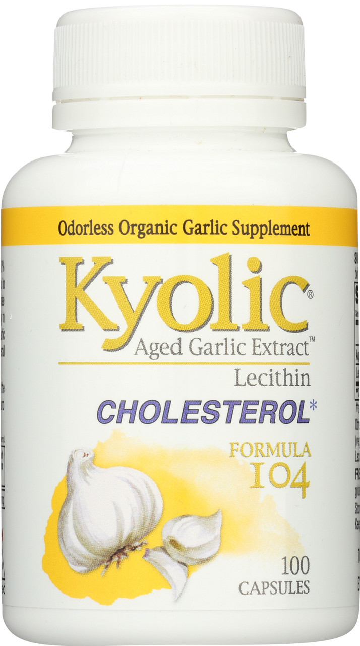 Kyolic Formula 104 Cholesterol Lecithin 100 Count
