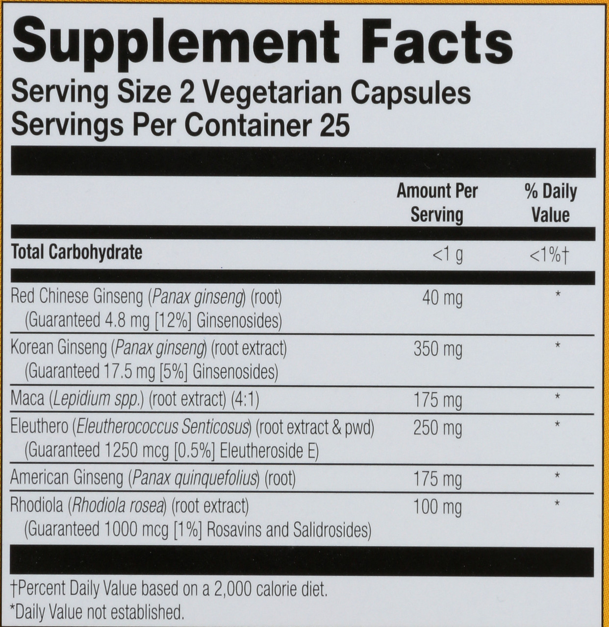 Ginseng Powermax 6X, Veg Cap (Carton) 2000Mg 50Ct  50 Count